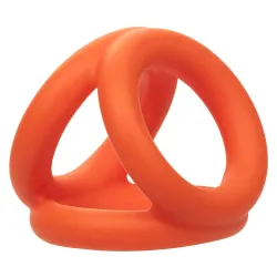 alpha ring by Calextotics Ballstretcher en silicone Alpha Tri-Ring 38 mm Orange